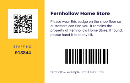 Shopfloor landscape back with fictional example details