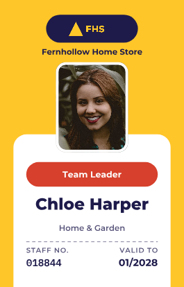 Shopfloor portrait front with fictional example details